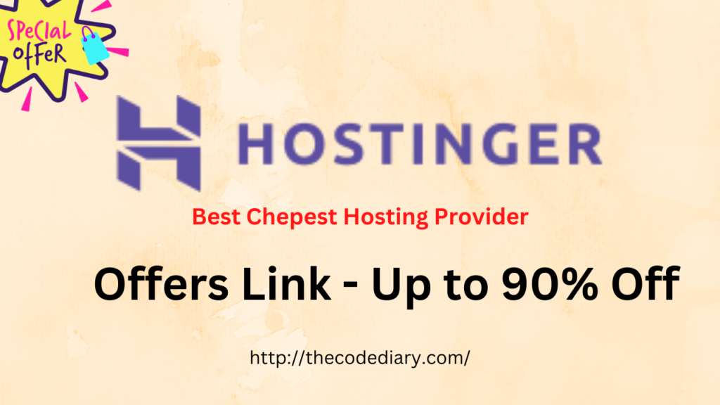 Hostinger  Latest Coupon Code 2022 